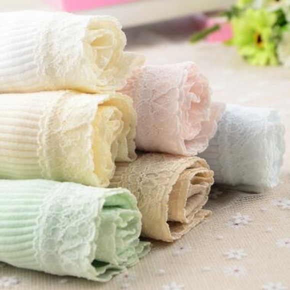 Plus size Lolita Kawaii Cotton high rise Panties. In 5 pale Robin Egg colours - Picture 2 of 10